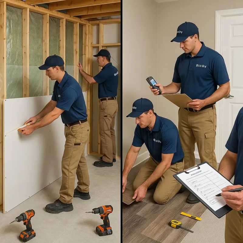 Repairs and Reconstruction process in Nowata County, OK